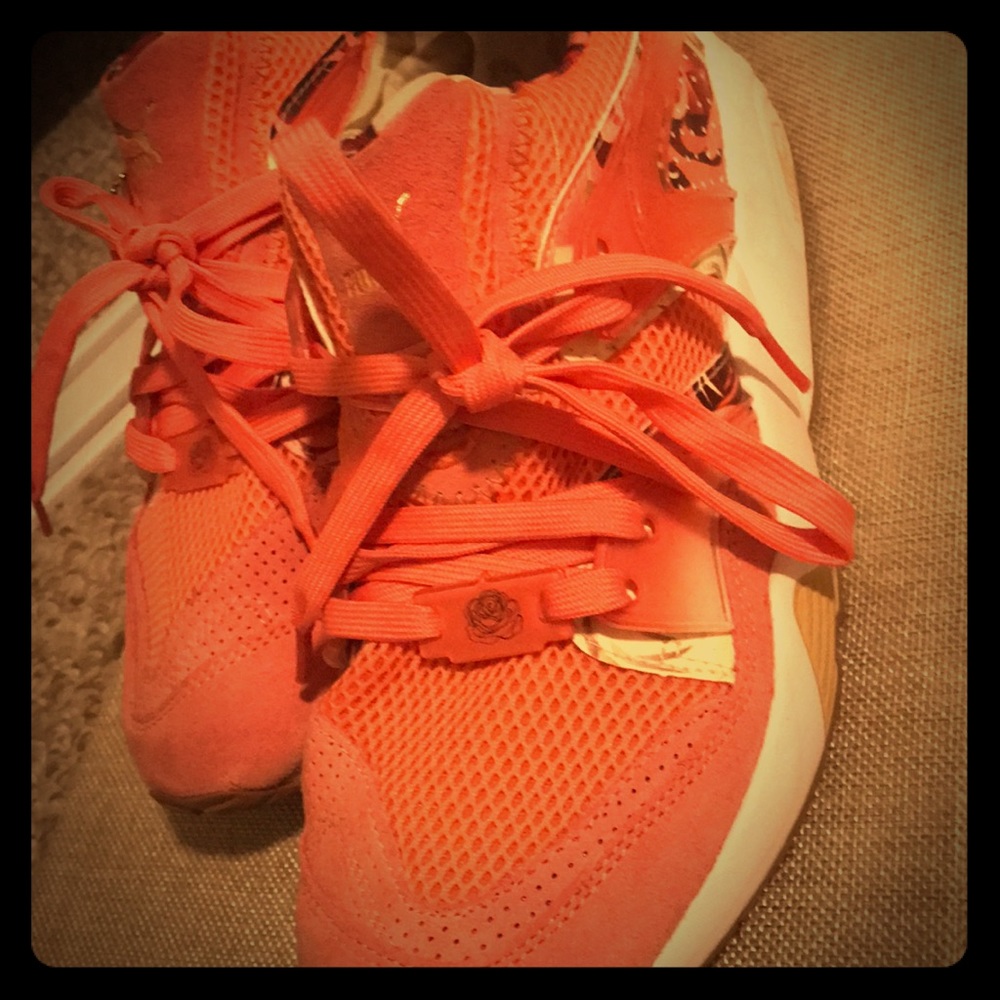 Pink Puma sneakers